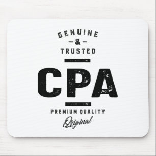 CPA Work Job Title Gift Mouse Mat