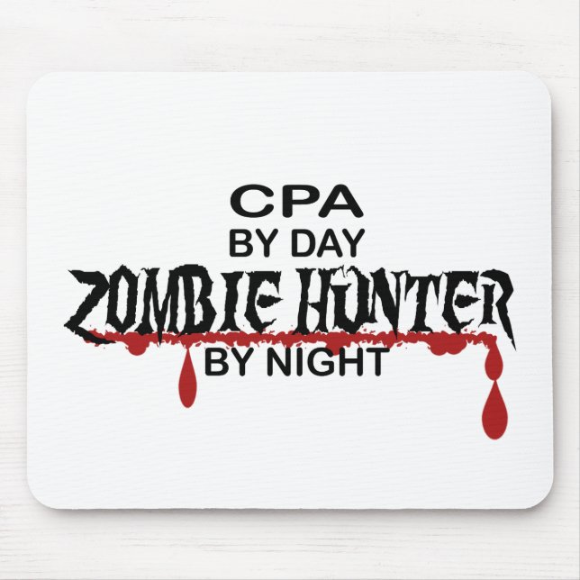 CPA Zombie Hunter Mouse Mat (Front)