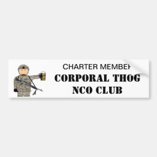 CPL THOG NCO CLUB BUMPER STICKER
