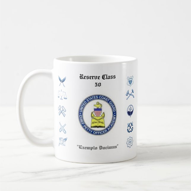 CPOA Academy Reserve Class 50 Coffee Mug (Anchor) (Left)