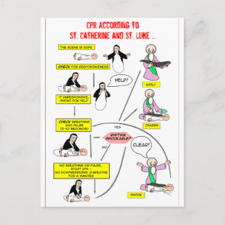 CPR According to St. Catherine and St. Luke Postcard