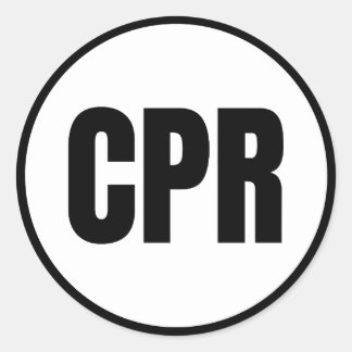 CPR - Casper Classic Round Sticker