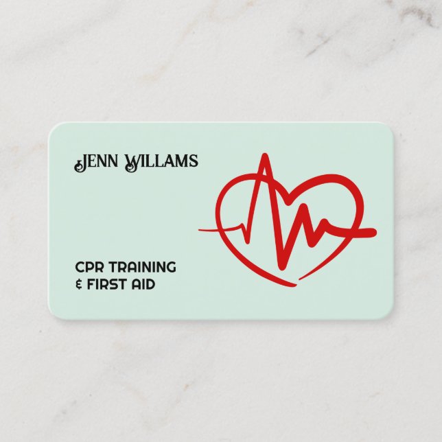 CPR Instructor Business Card (Front)