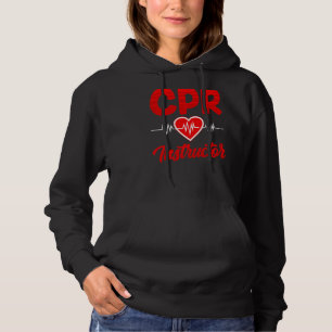 Cpr Instructor Course Coach Care Emergency First A Hoodie