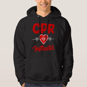 Cpr Instructor Course Coach Care Emergency First A Hoodie