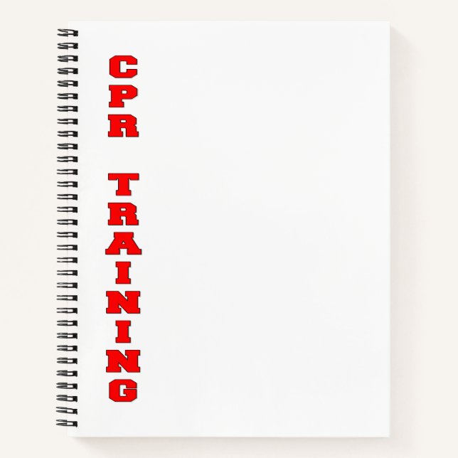CPR Training Notebook (Front)