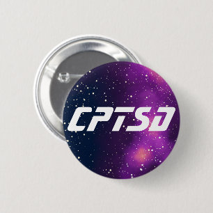 CPTSD Customisable Galaxy Identity 6 Cm Round Badge