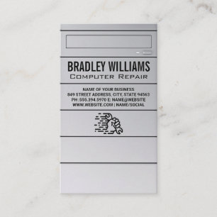 CPU Electronics   Wrench in Hand Business Card