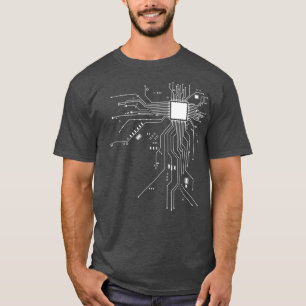 CPU Processor Circuit Diagram  T-Shirt