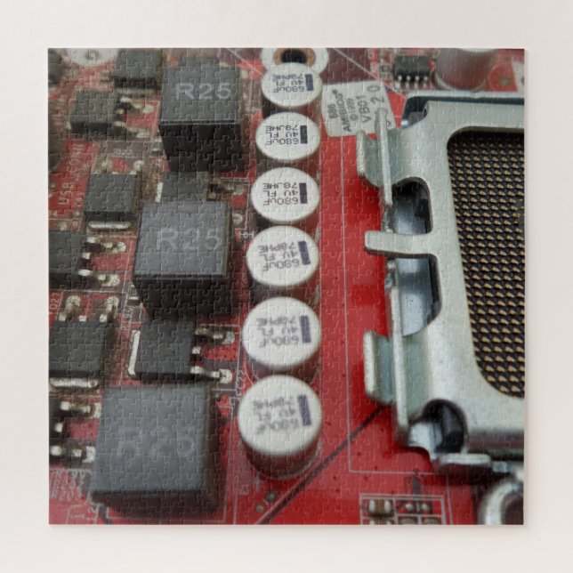 CPU Socket and Circuit Jigsaw Puzzle,676 pcs Puzzle (Vertical)