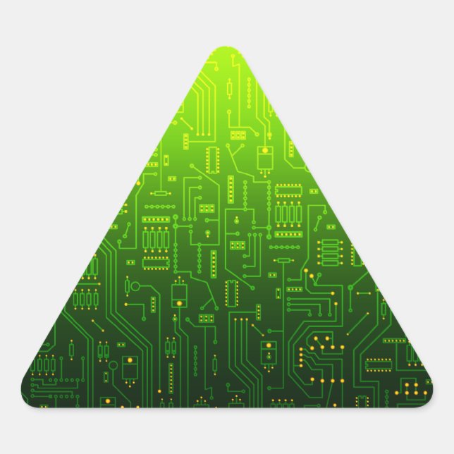 cpu triangle triangle sticker (Front)