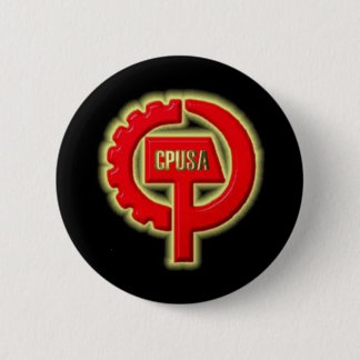 cpusa 6 cm round badge