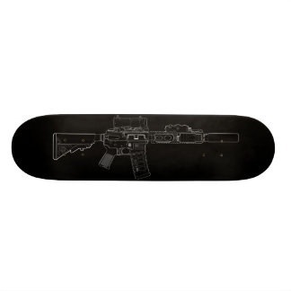 CQBR MK18 Mod 0 Black Skateboard
