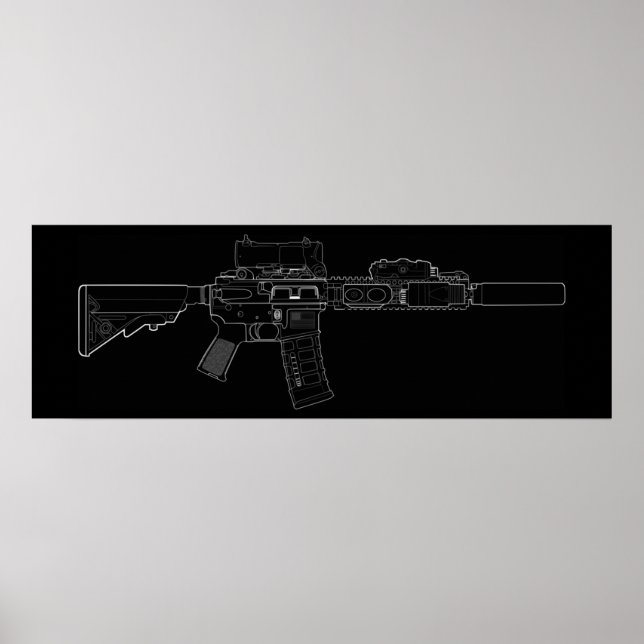 CQBR MK18 Mod 0 Poster (Front)