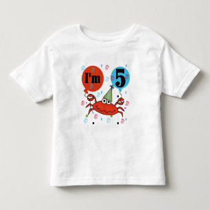 Crab 5th Birthday Tshirts and Gifts