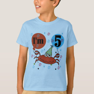Crab 5th Birthday Tshirts and Gifts