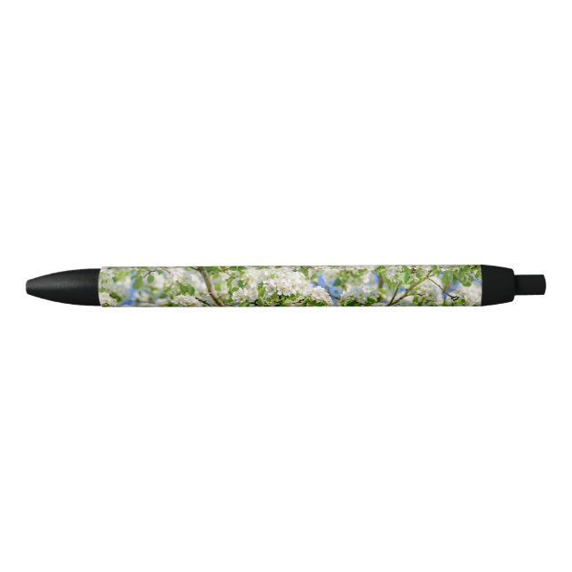 Crab apple blossom black ink pen (Front)