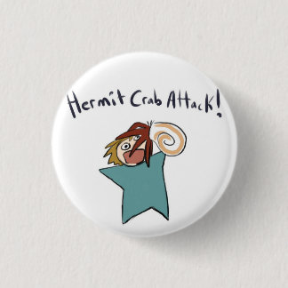 Crab Attack 3 Cm Round Badge