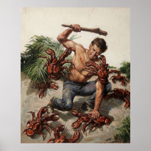 Crab attack poster