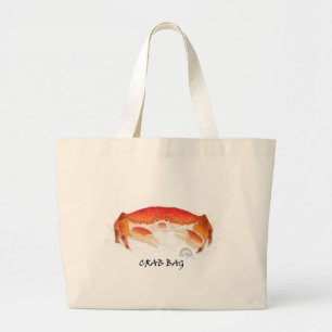 Crab-Bag Large Tote Bag
