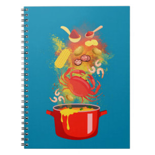 Crab Boil Pot Notebook