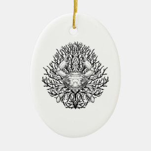 Crab Ceramic Tree Decoration