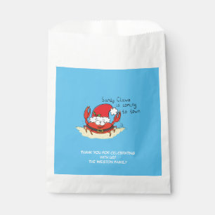 Crab Christmas Tropical Funny Favour Bags