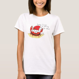 Crab Christmas Tropical Funny T-Shirt