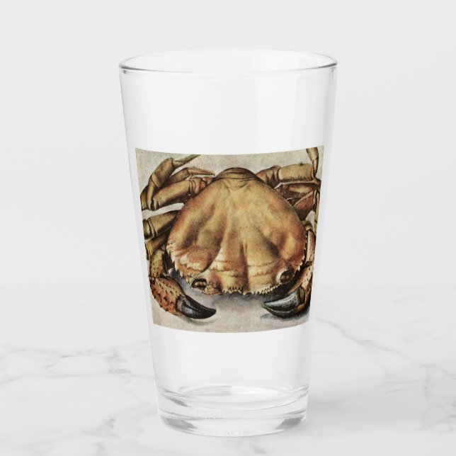 Crab (Creature Under the Sea) (by Albrecht Durer) Glass (Front)