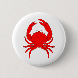 Crab-cute-crabs-ocean-spongebob-funny-cartoon-sea 6 Cm Round Badge