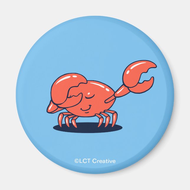 Crab Doing The Dab Magnet (Front)
