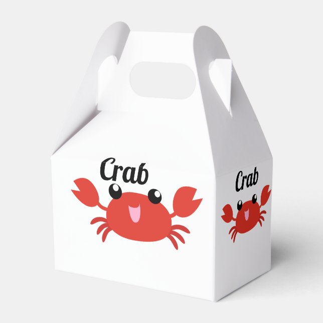 Crab Favour Box (Front Side)