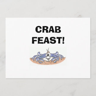 Crab Feast Invitations