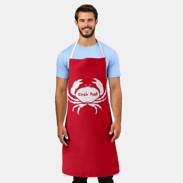Crab Fest Apron (Worn)