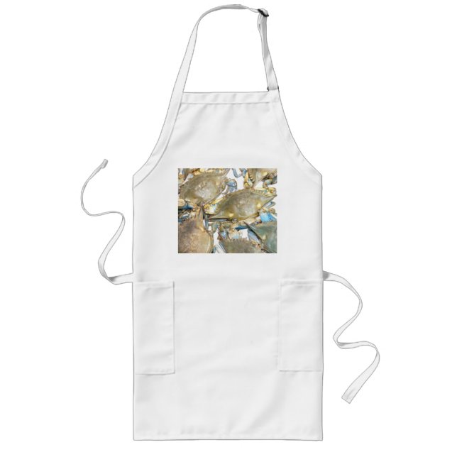 Crab Fish Market  Long Apron (Front)