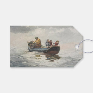 Crab Fishing (by Winslow Homer) Gift Tags