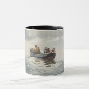 Crab Fishing (by Winslow Homer) Mug