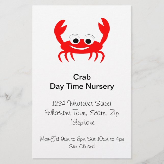 Crab Flyer (Front)