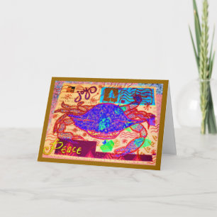 Crab Holiday Collage Card