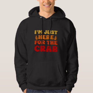Crab I Love Crab Funny Food Lover Sea Animal Hoodie