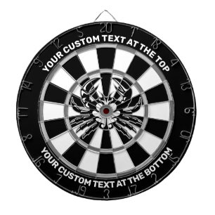 Crab Icon Dartboard with Custom Text
