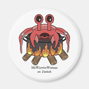 Crab in Pot,  MeWarriorWoman on Twitch Magnet