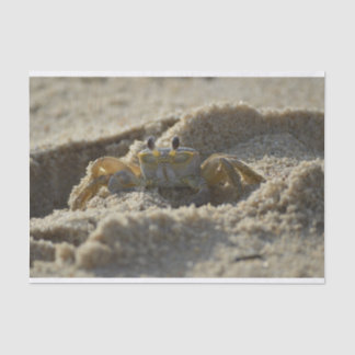 Crab in the Sand Decoupage Tissue Paper
