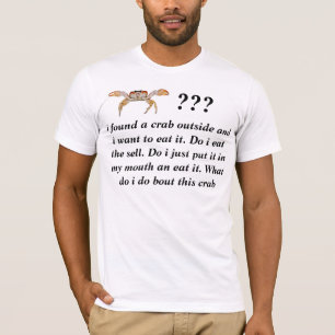 crab instructions tshirt