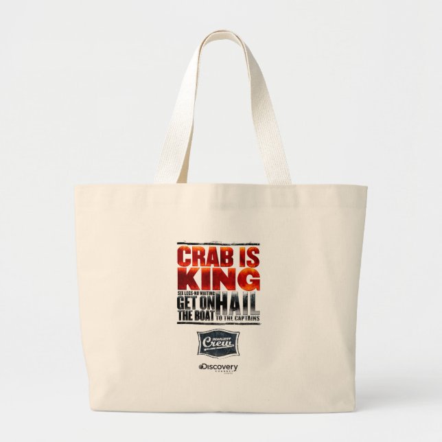 Crab is King Tote Bag (Front)