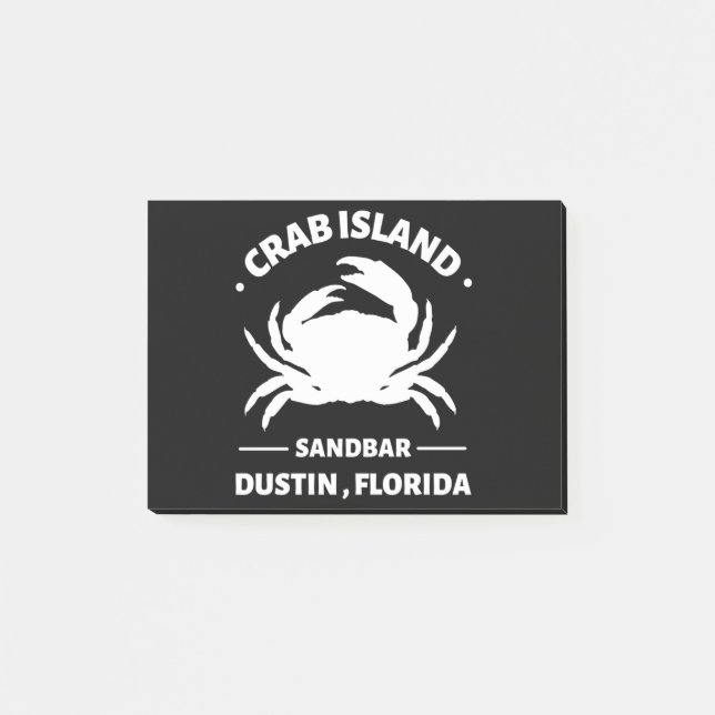 crab island sandbar  Dustin Florida Post-it Notes (Front)