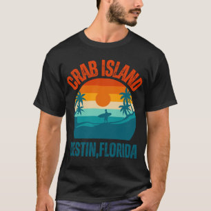 Crab Island  summer vacation Destin Florida 2025 T-Shirt