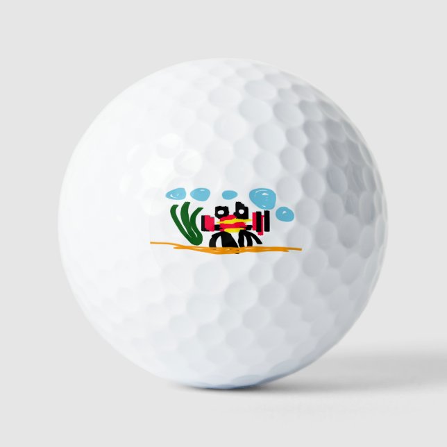 Crab joy golf balls (Front)