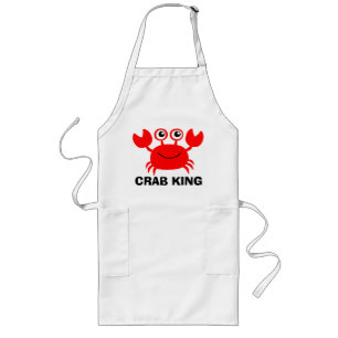 Crab King Long Apron