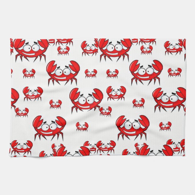 crab kitchen hand towel (Horizontal)